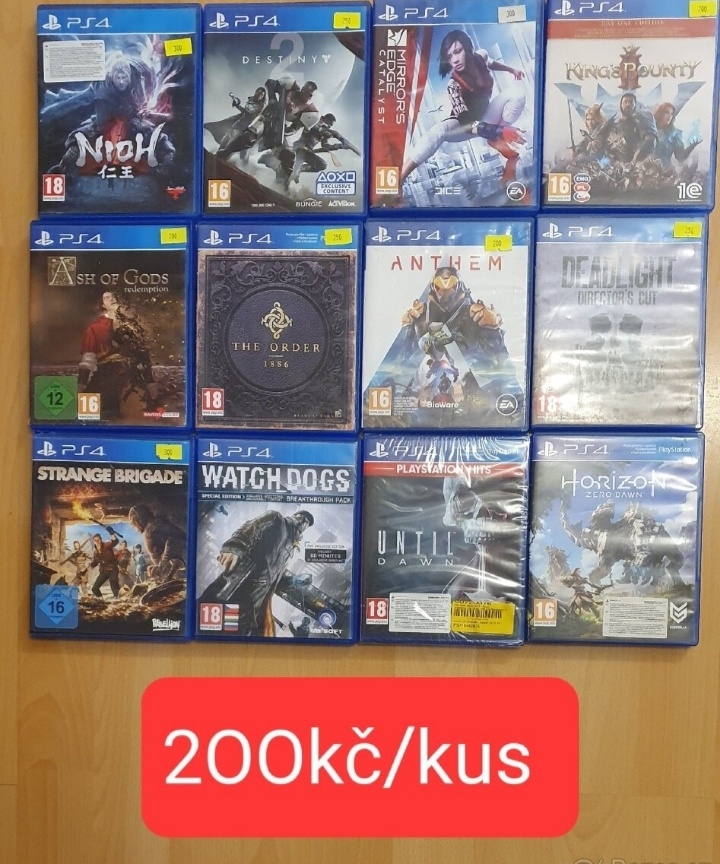 Hry na playstation 4 ceny u fotek od 200kč