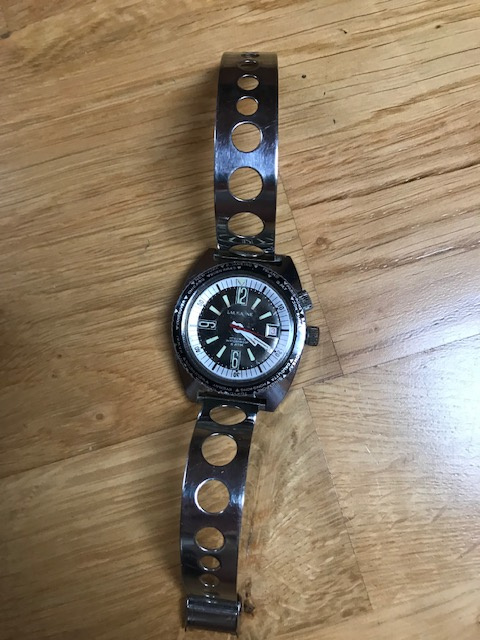 LAUSANNE POTÁPĚČSKÉ VINTAGE HODINKY SWISS