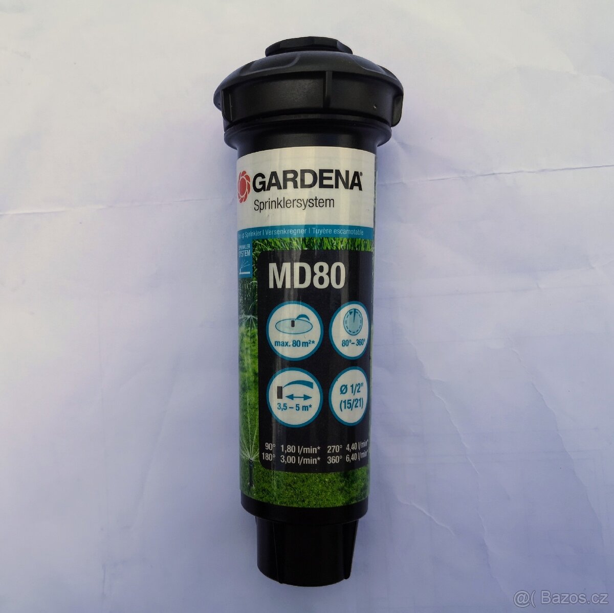 Výsuvný zadešťovač Gardena MD80 8232-20