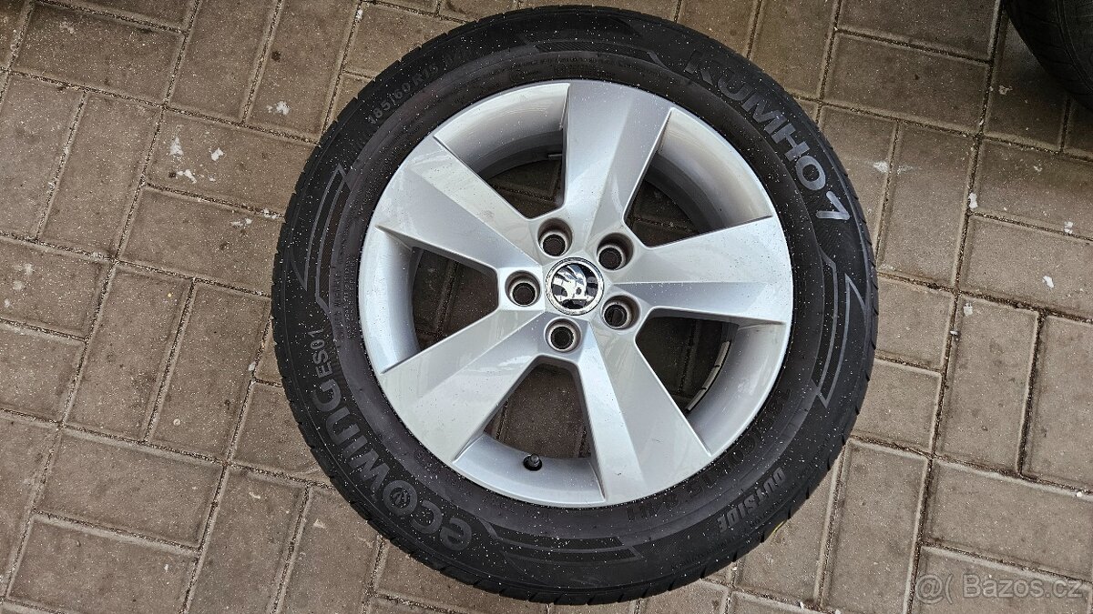 Letní Sada Alu 5x100 185/60 R15 Škoda Fabia III Rapid