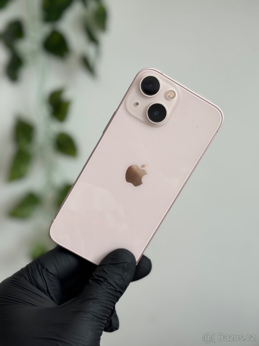 iPhone 13 mini 256GB růžový - 100% baterie