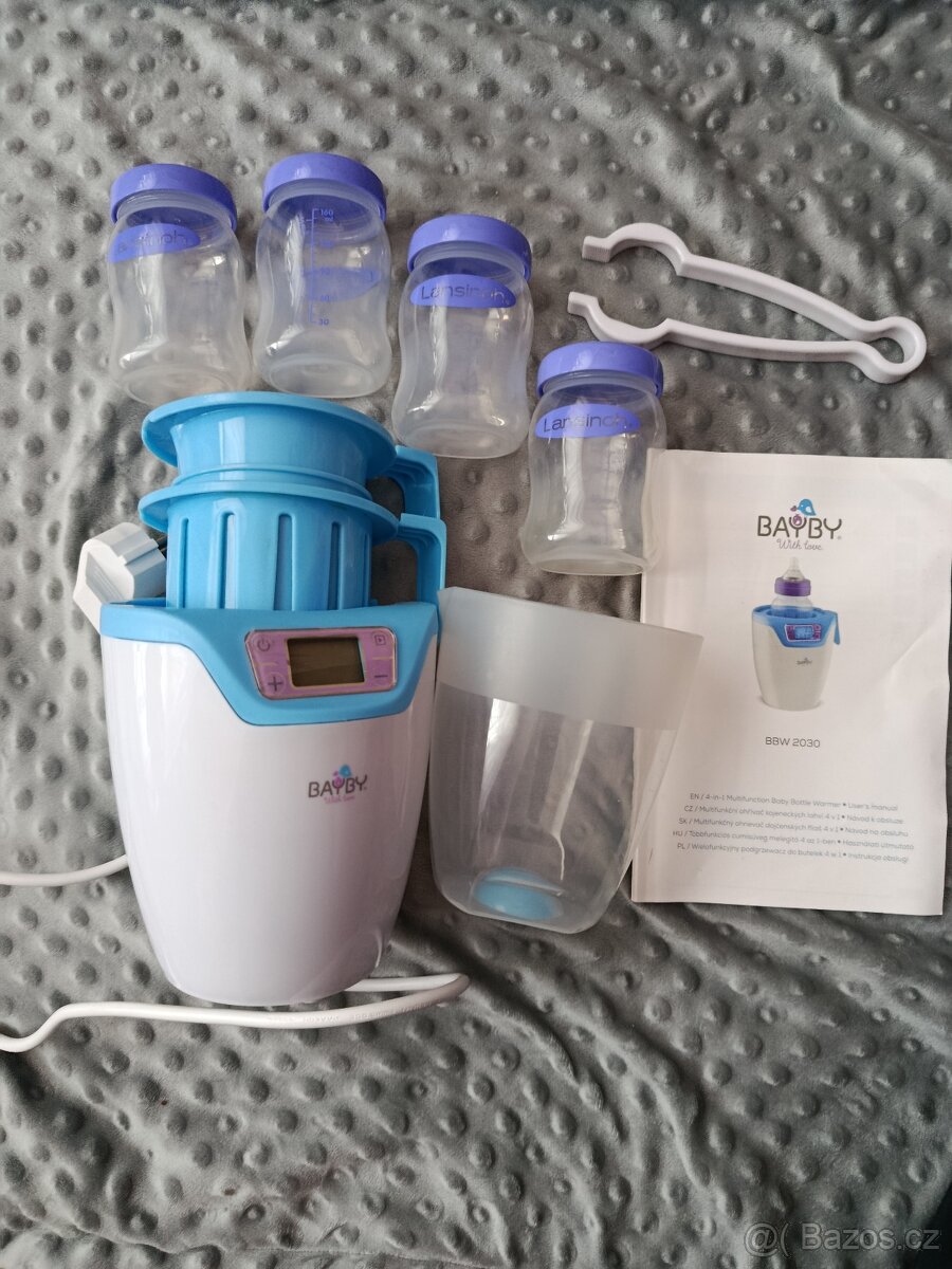 Ohřívač kojeneckých lahví 4v1