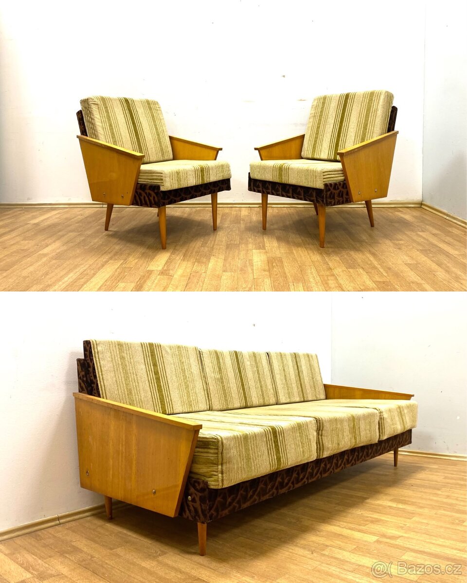 Retro sedací souprava 60. léta Brusel