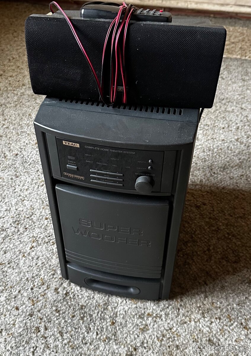Teac home cinema se subwooferem 160w