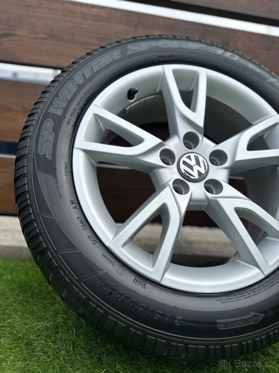 Alu kola 5x112 r17 s pneu (statig)