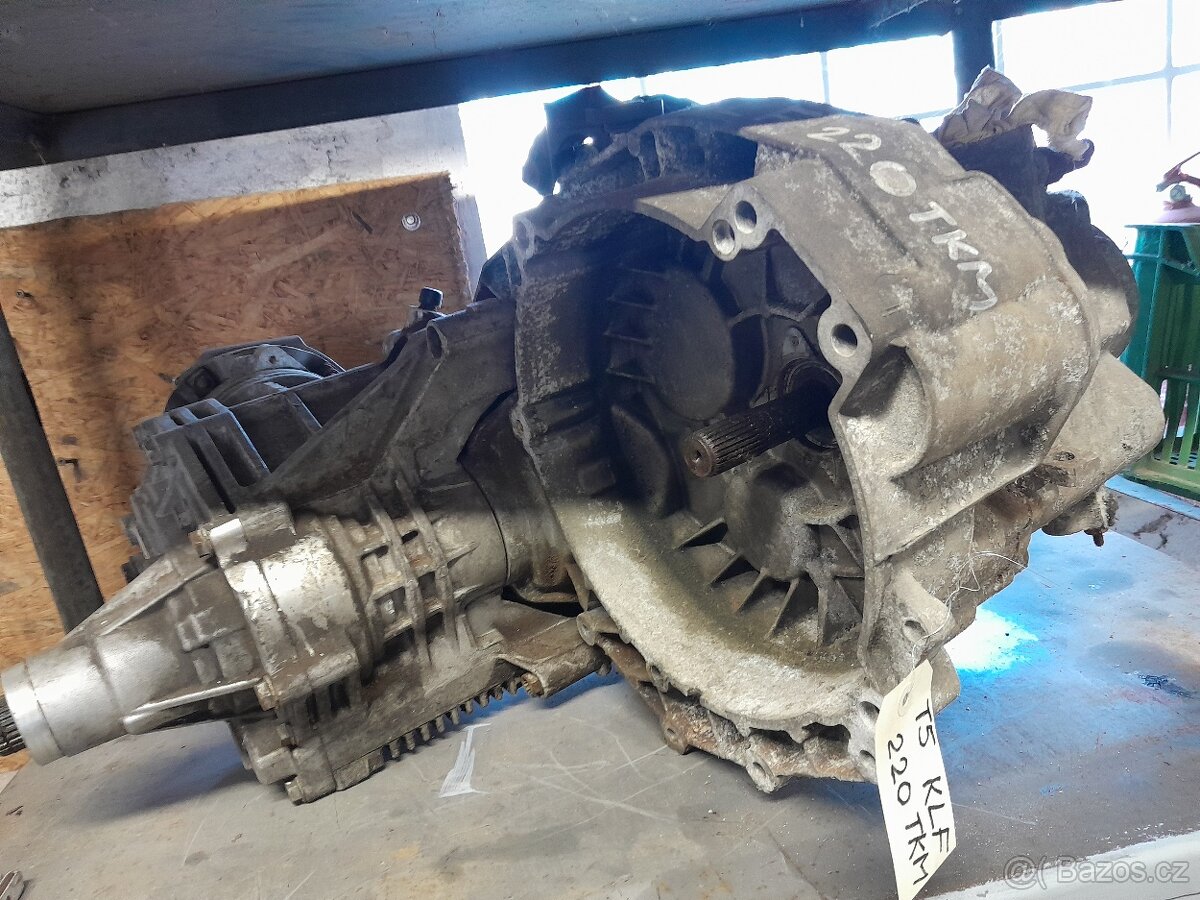 VW T5 převodovka 4x4 syncro 2,5 TDi-KLF