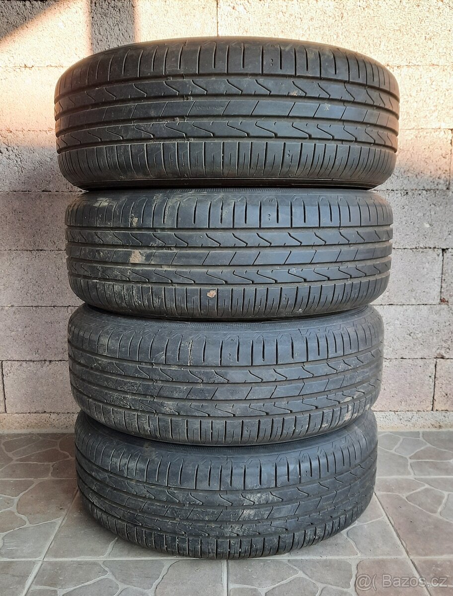 Plechové disky 16” 6 1/2Jx 16H2 a letní pneu 205/60/R16