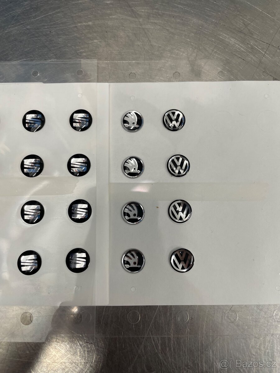 Nálepky Škoda, Seat, Volkswagen