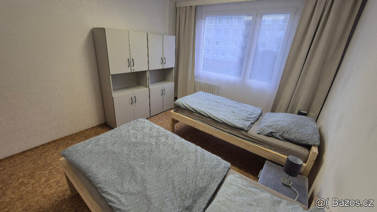 Byt 2+1, ubytování Rokycany, jedno a dvoulůžkové pokoje