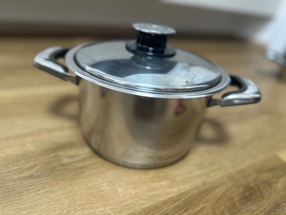 Zepter nerezový hrnec s víkem a Thermo Control – 24 cm / 6 l