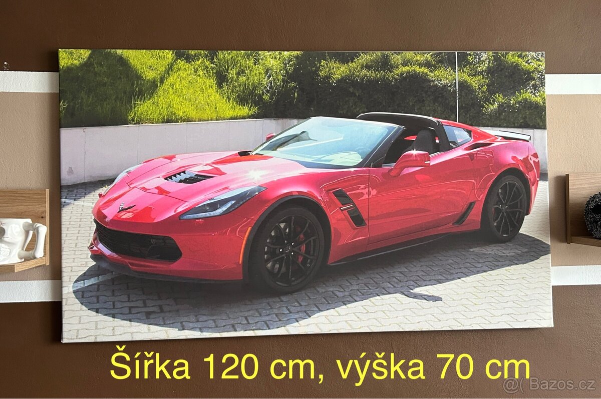 Obraz na plátně Chevrolet Corvette C7