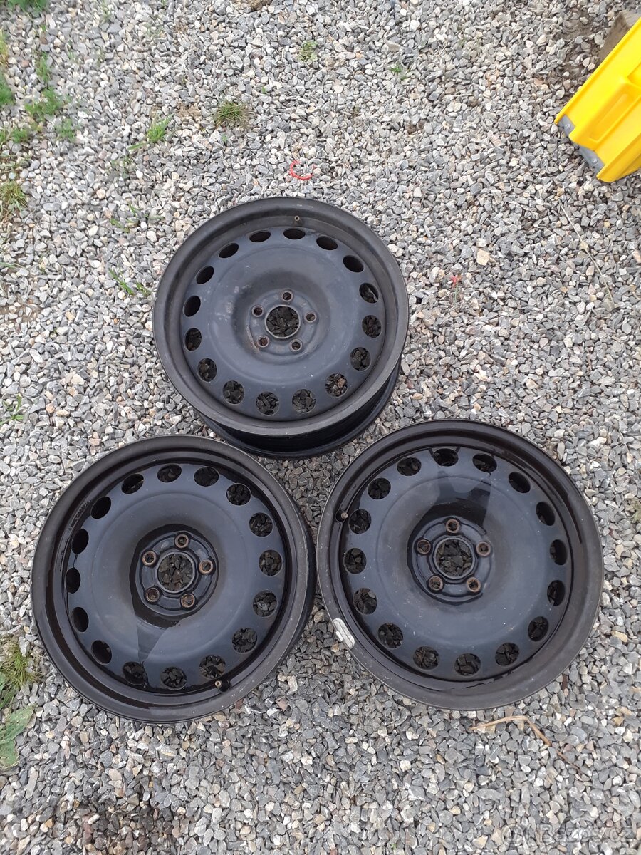 6,5Jx16H2 ET42, 5x100, 57,1 Ocelový disk, plechový disk