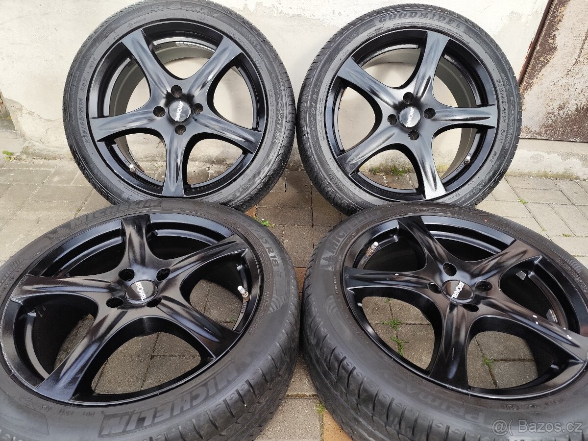 ALU 4x108 r18 RONAL + LETNÍ PNEU
