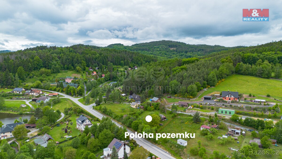 Prodej pozemku k bydlení, 1558 m², Vlachovo Březí