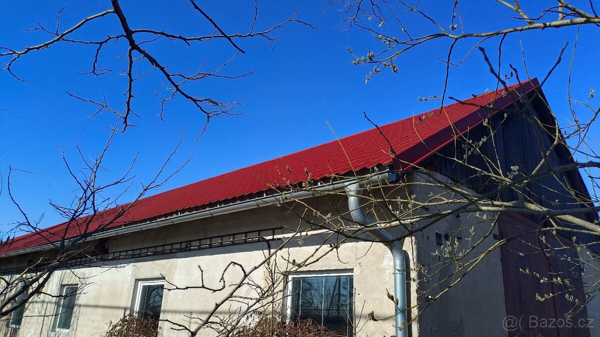 Plechová střecha