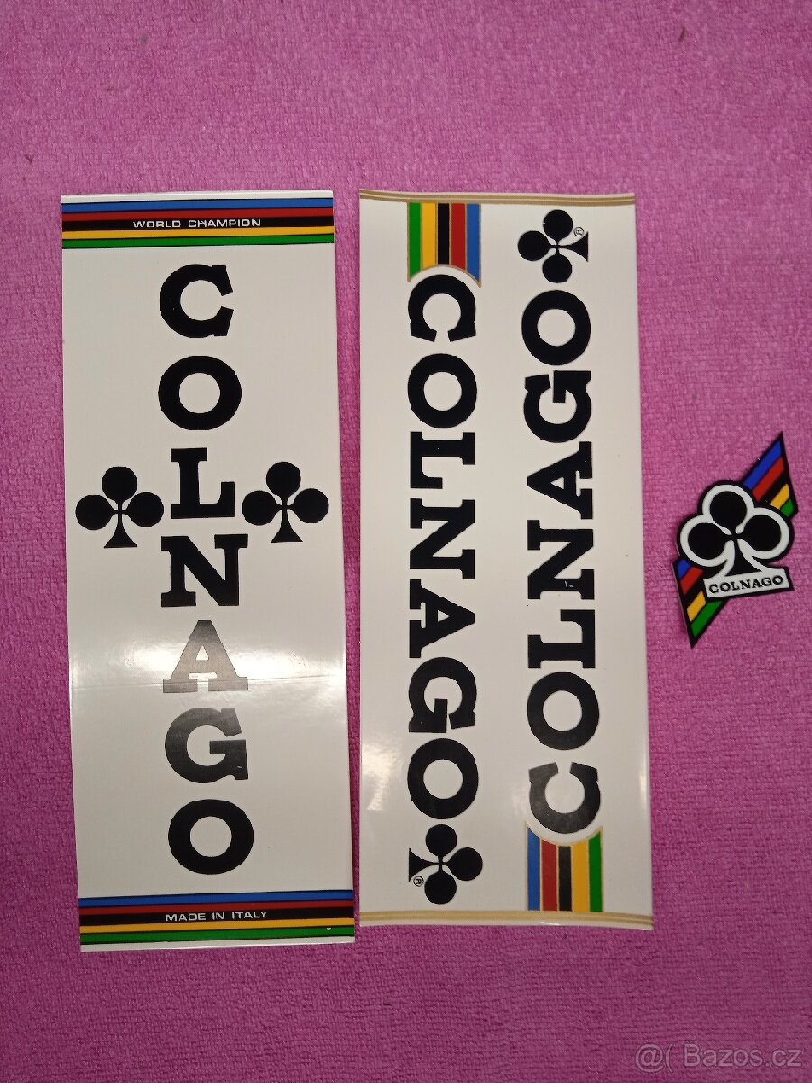Retro rámové polepy Colnago - super -mexico atd