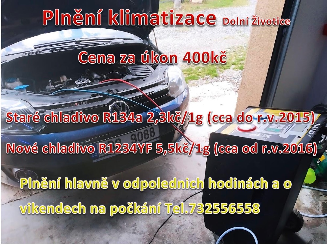 Plnění klimatizace