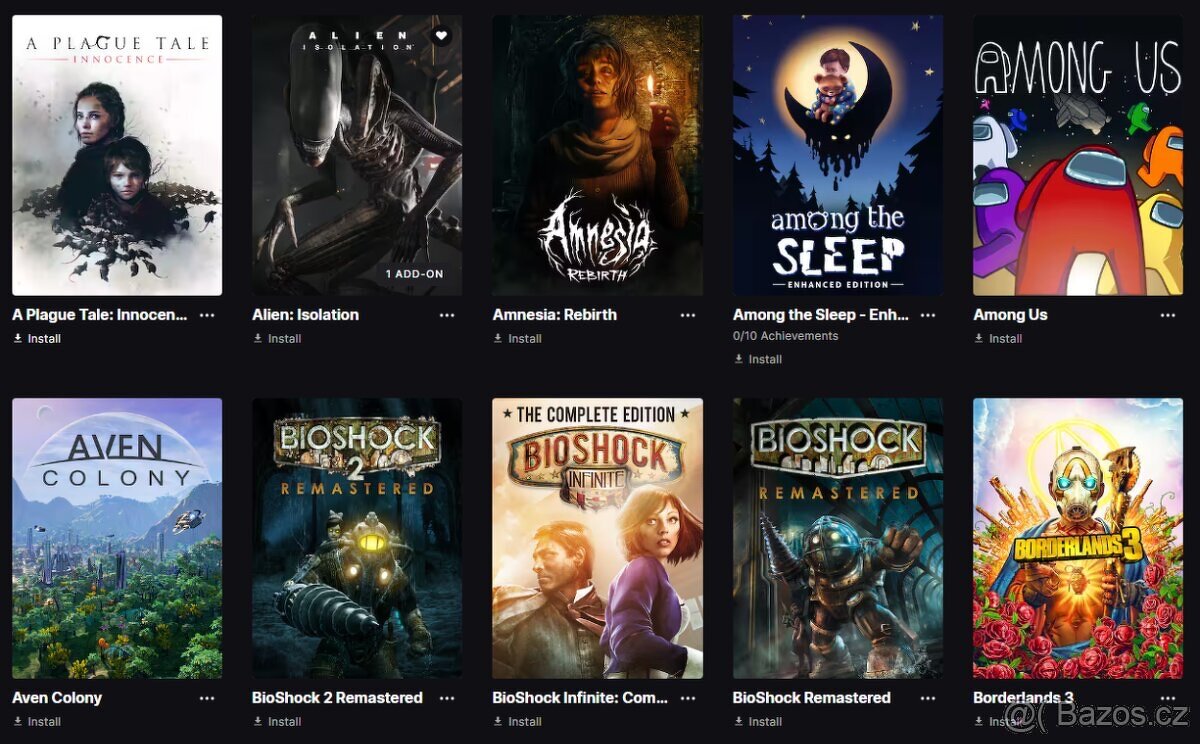 Epid Games účet