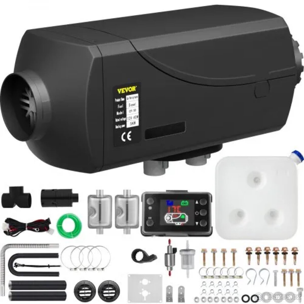 VEVOR 12V 5KW vzduchové dieselové topení,