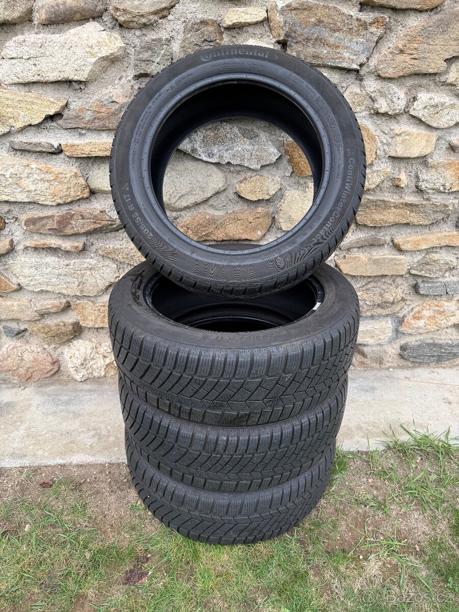 Continental 205/55 R17; zimní; 7mm; rok 2021