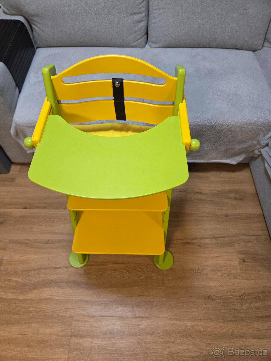 Dětská dřevěná rostoucí židle Jitro Baby