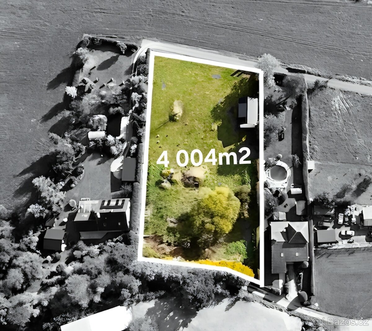 Prodej, stavební pozemek, 4.004 m2, Nemile