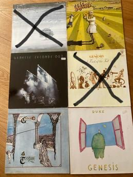 Prodám 4 LP od Genesis