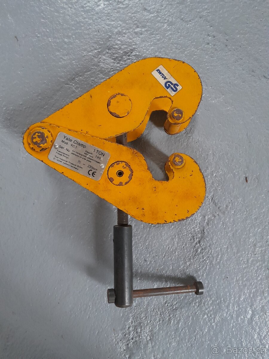 Prodám nosníkovou svěrku Yale YC 1T