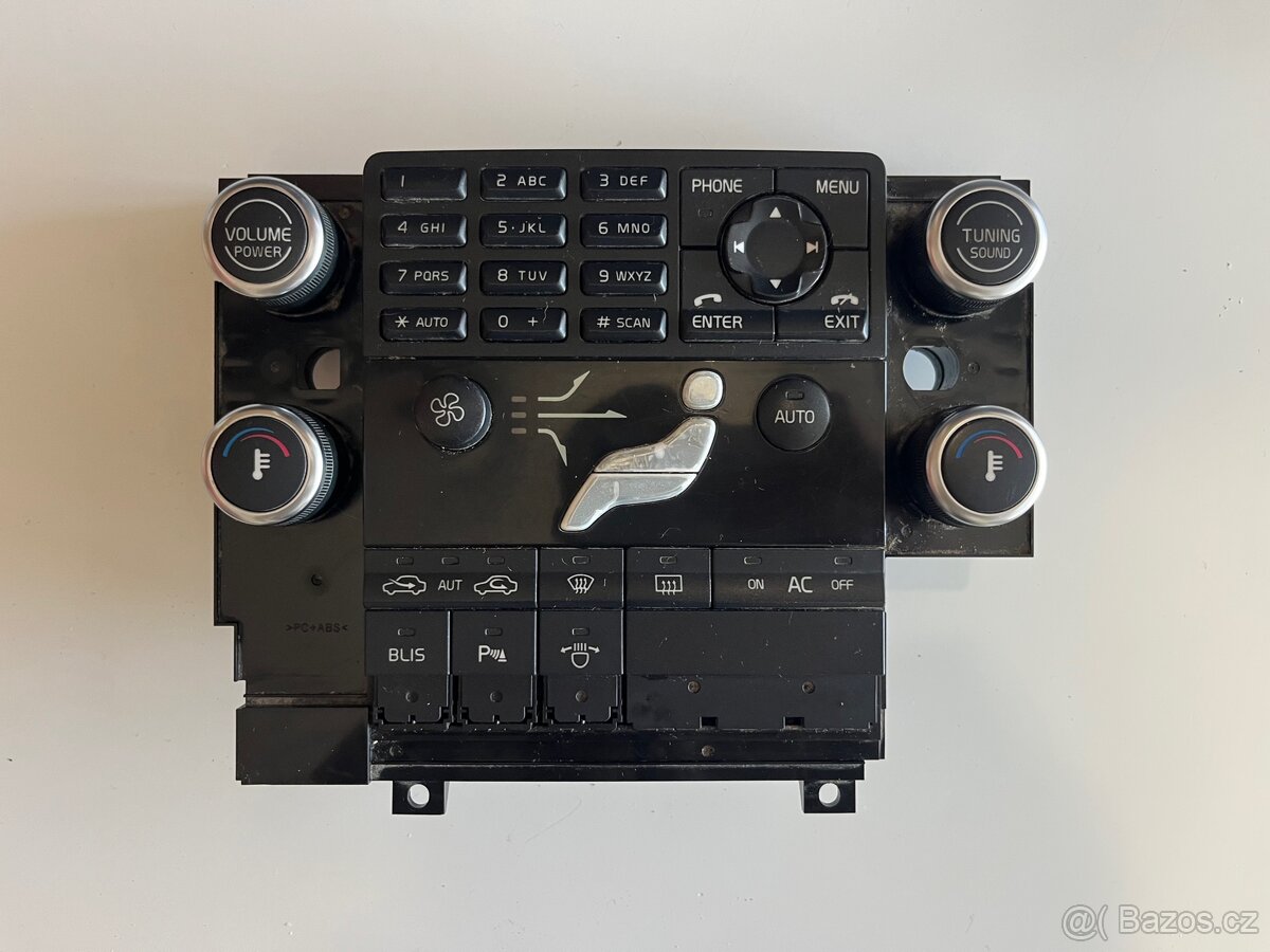 Panel ovládání topení a klima V70 P3