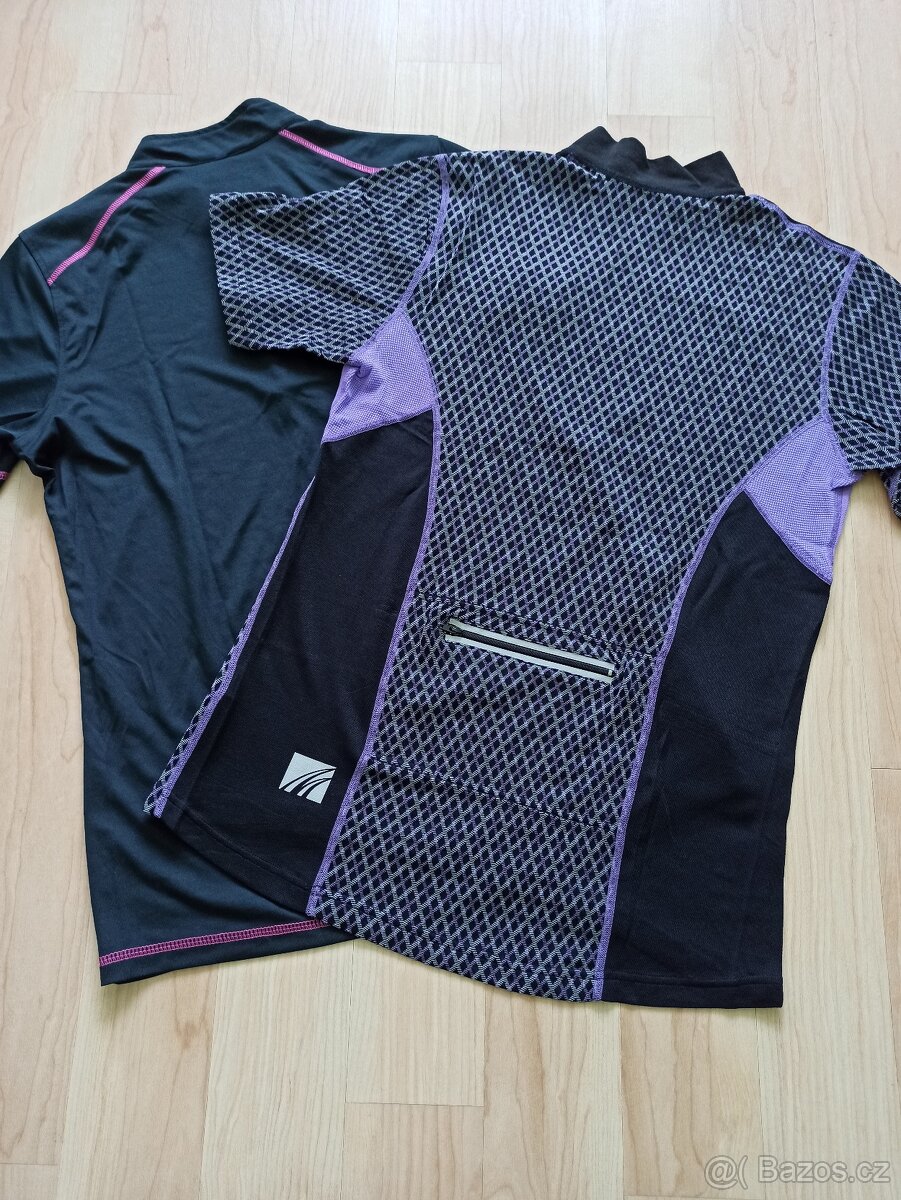 2x cyklistické triko vel. L