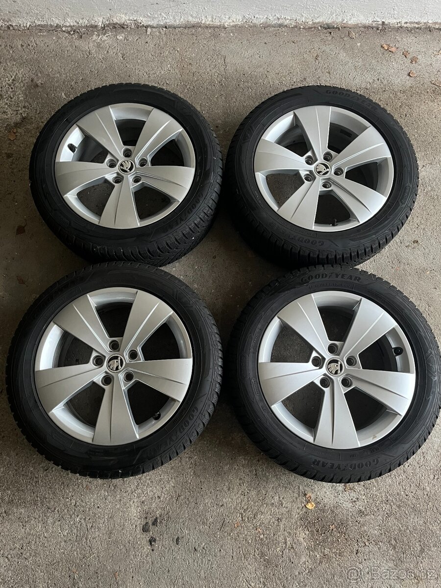 Zimní sada Alu kol Triton, 5x112 R17