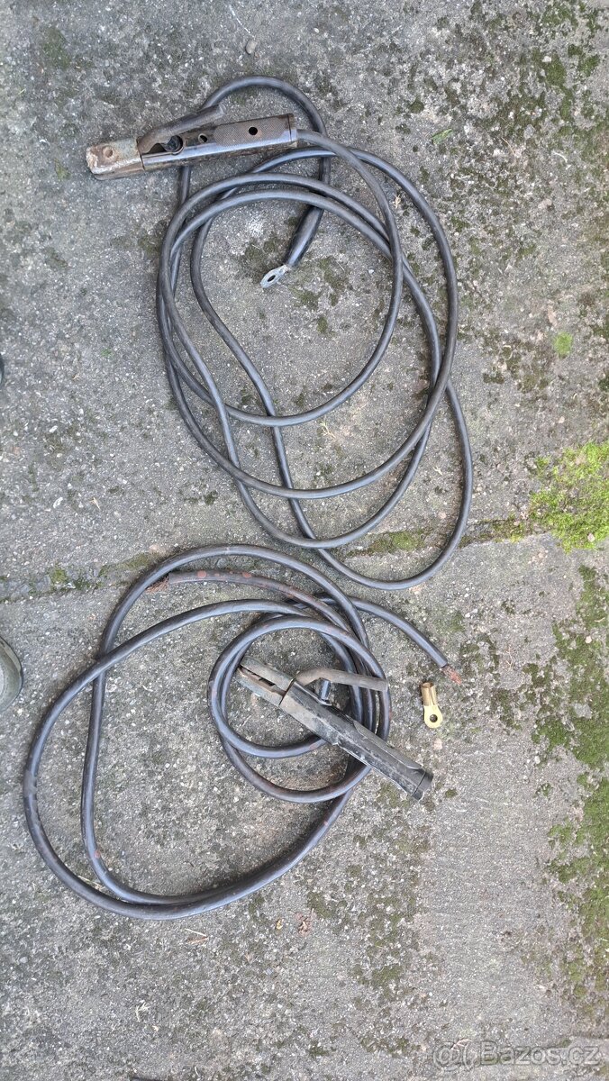 Svařovací kabely 5m + 4,1m