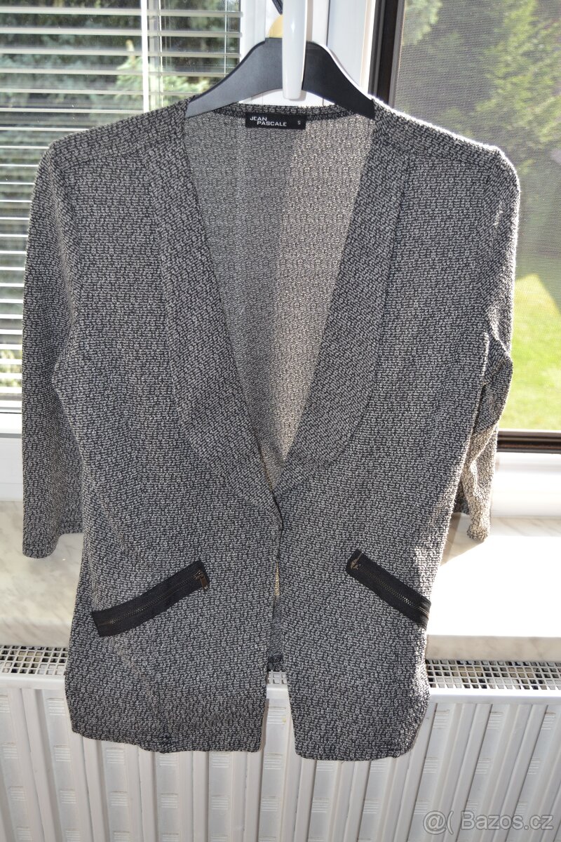 Pulovr- sako 3/4 rukáv