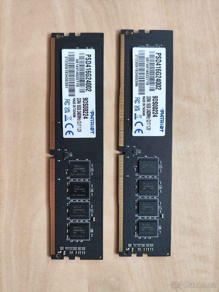 Ram paměti DDR4 32GB