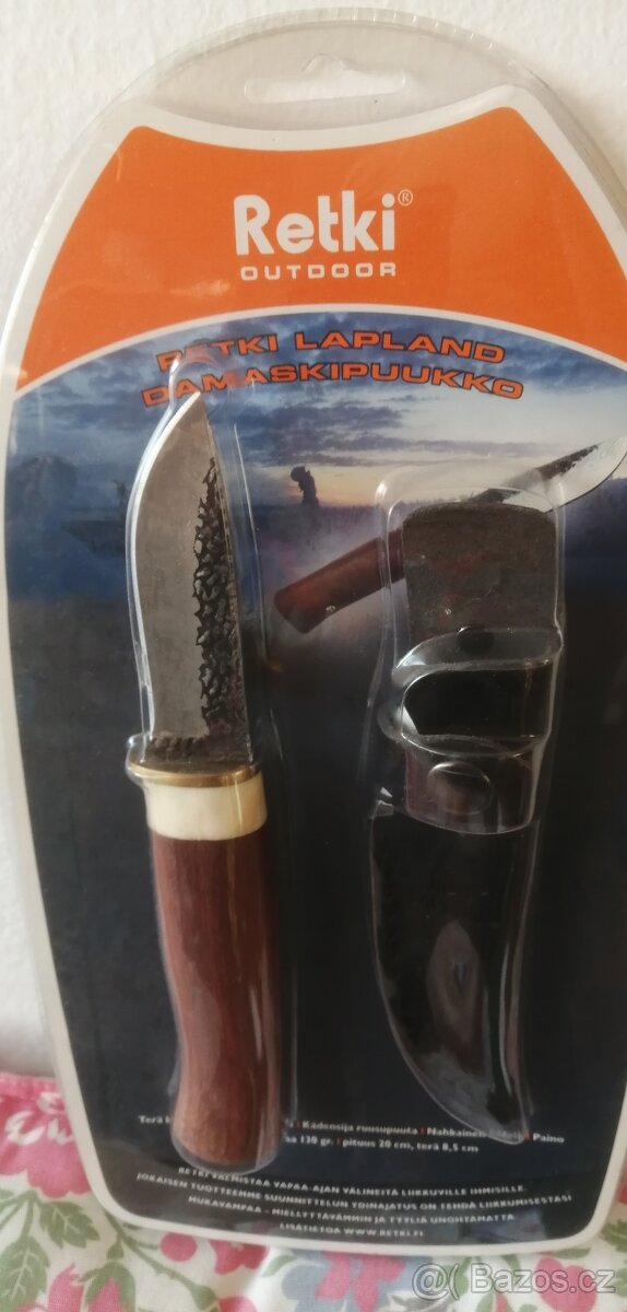 Finský lovecký nůž Retki