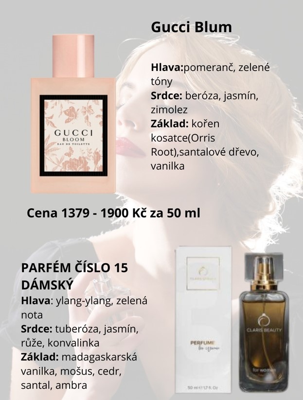 Parfém č. 15 ( inspirace Gucci Bloom )