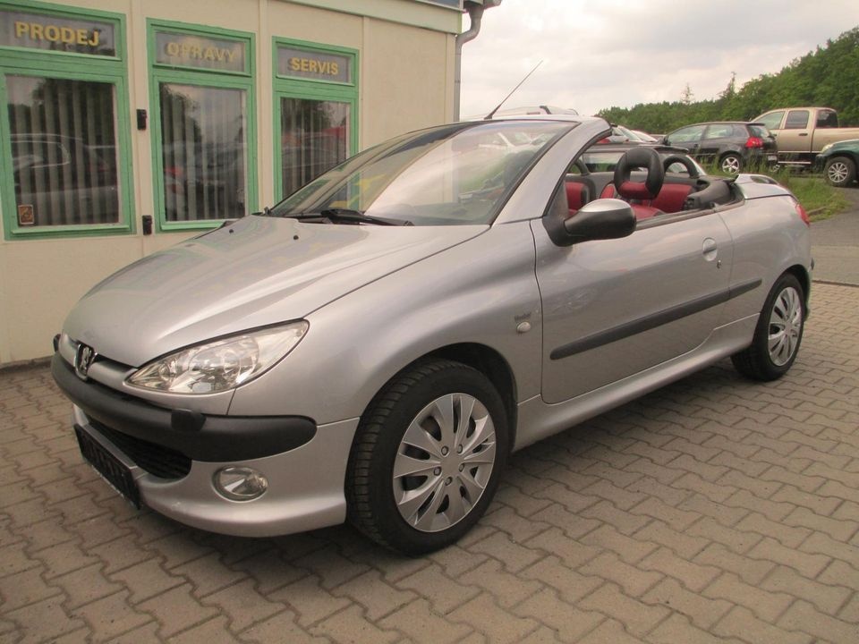 Peugeot 206cc , stahovačky, veškerá skla, světla P+Z, atd...