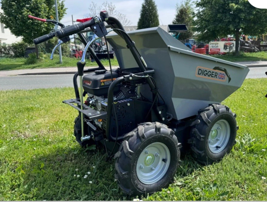 kolový dumper, stavební kolečko, malý dumper,