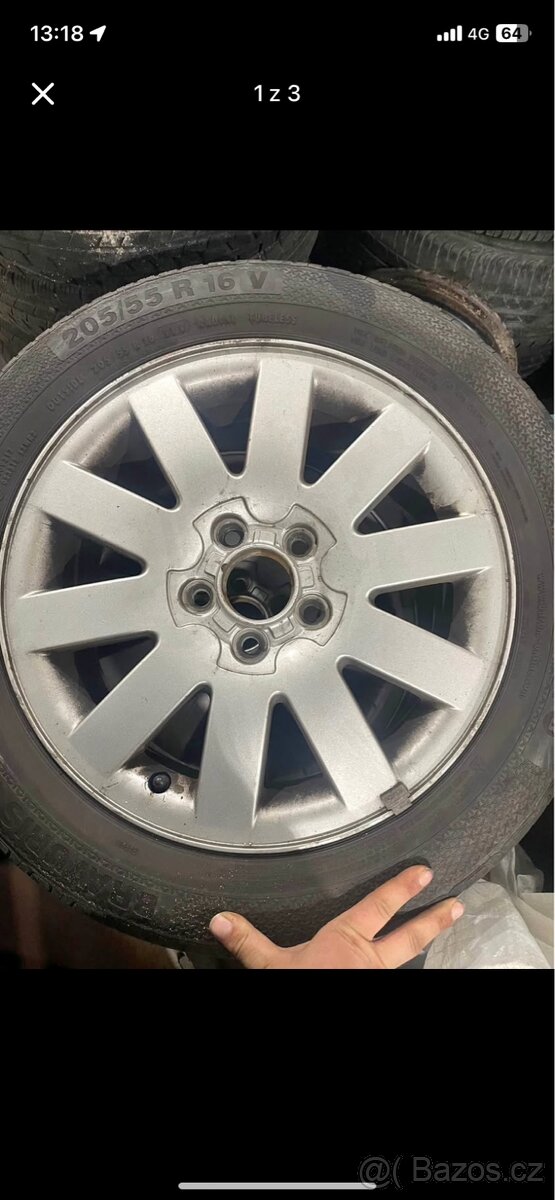 Prodám alu disky na Renault laguna 2