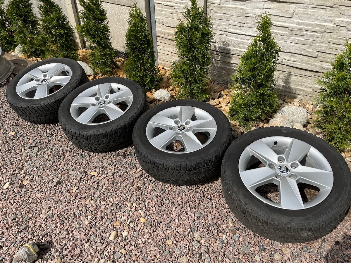 Sada originálních kol ŠKODA ILIAS 5x112 R16