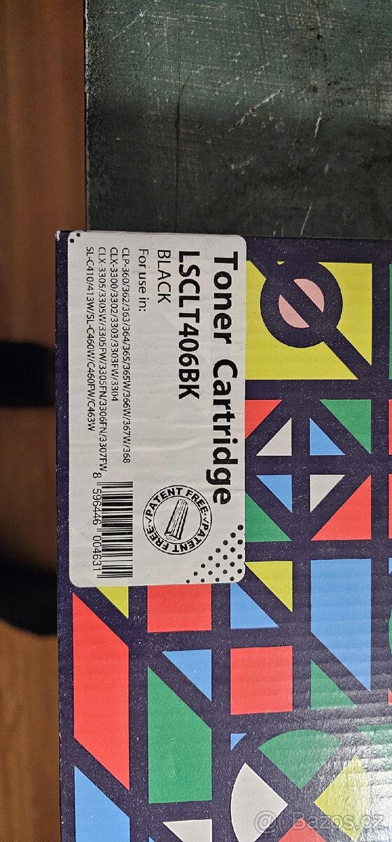 Toner samsung CLT 406 BL C M nové