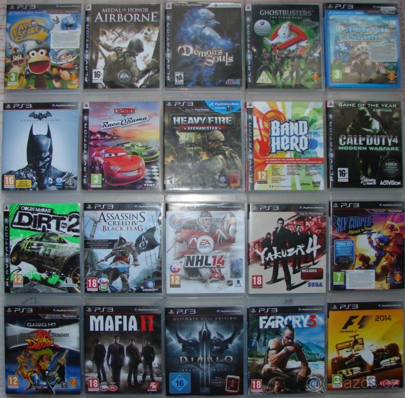 Brno: PS3 hry. Různé konzolové hry. Můžu poradit s výběrem