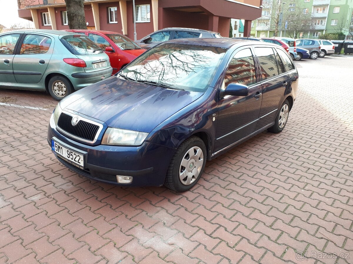 ŠKODA FABIA 1, KOMBI 1,9 TDI KLIMA, NOVÉ ROZVODY