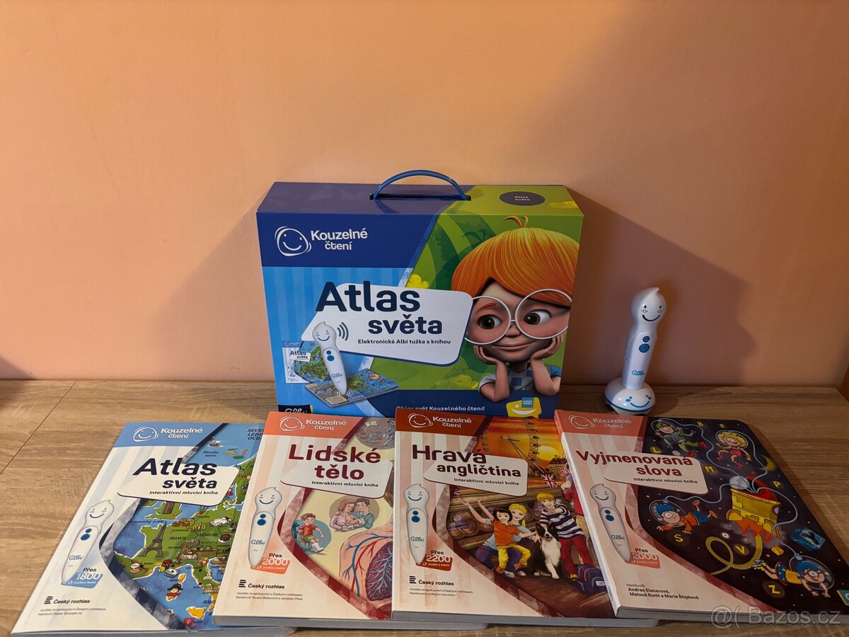 Albi tužka s knihami