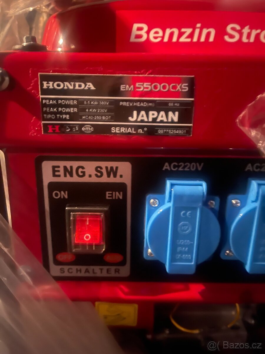 Elektrocentrála Honda EM 5500 CXS