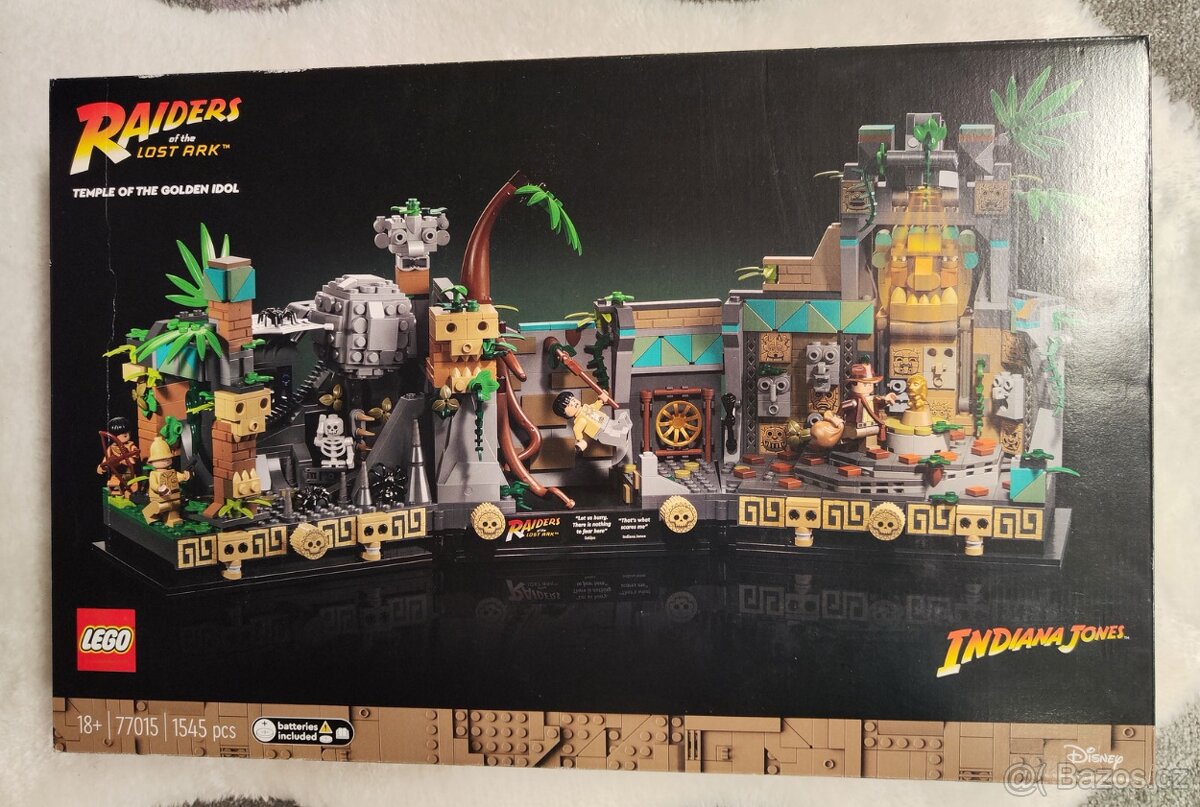 Nové Lego 77015 Indiana Jones Chrám zlaté modly