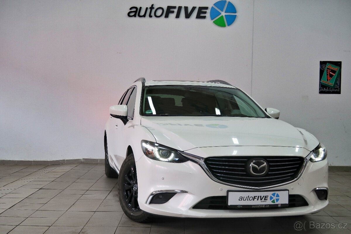 Mazda 6 2.5 141kW,A/T,BOSE, TAŽNÉ, BOHATÁ VÝBAVA, ZÁRUKA