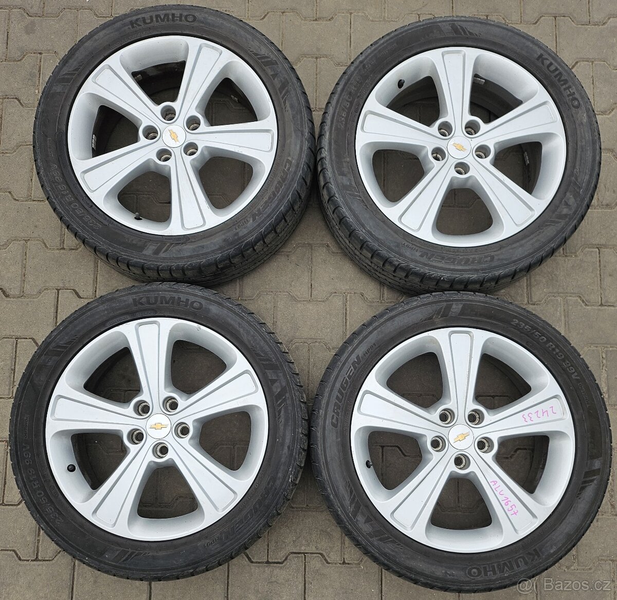 Prodám ALU kola Chevrolet č. 1657