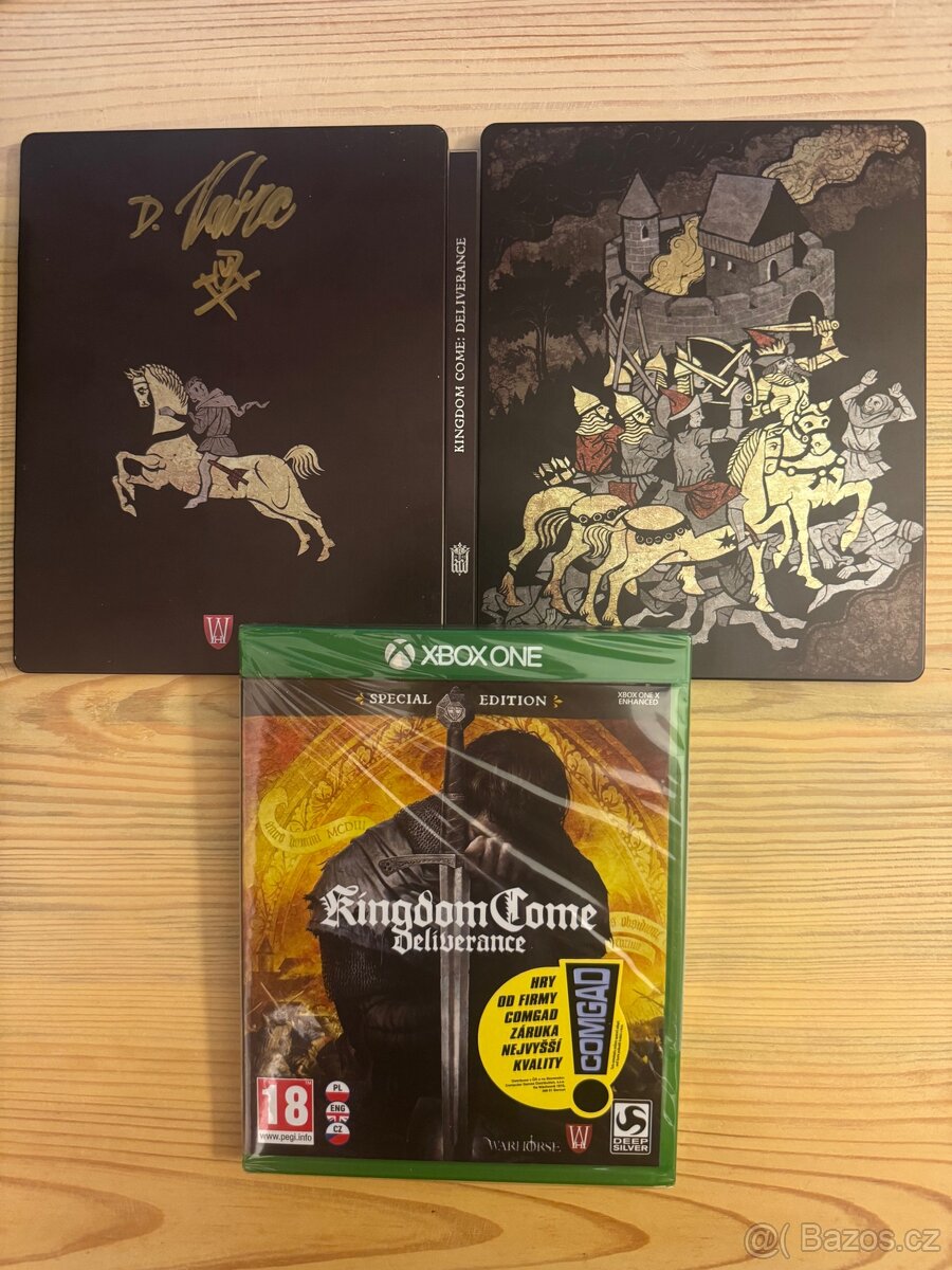 Steelbook Kingdom Come Deliverance s podpisem + nová hra