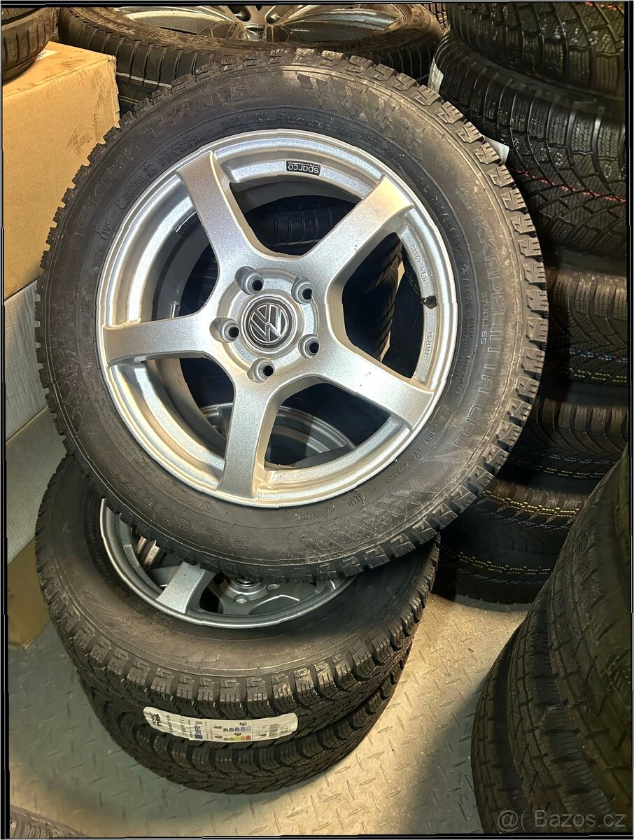 Alu kola zimní OZ Sparco VW T5 T6 17 nové pneu